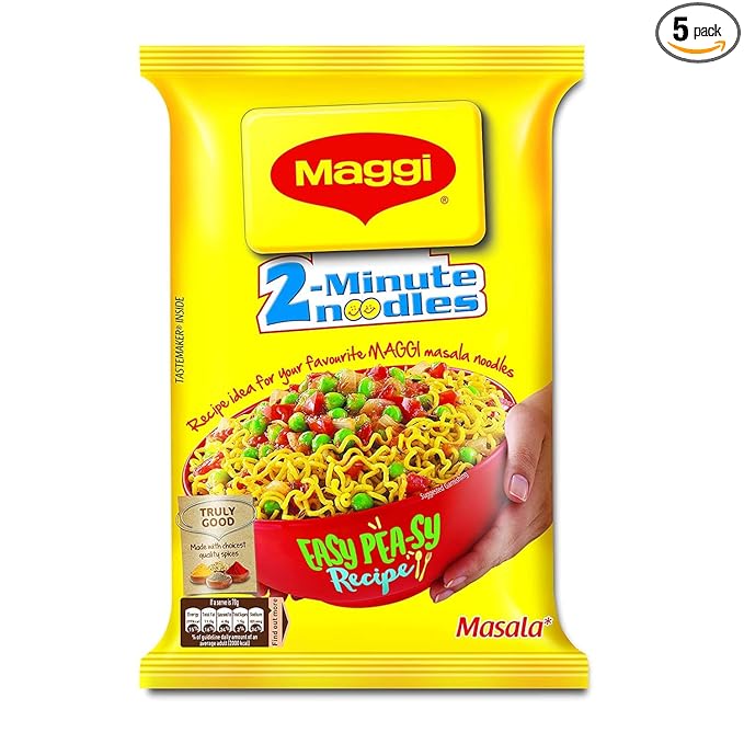 Maggi 2-Minute Instant Noodles Masala 70g (Pack of 5) Unique
